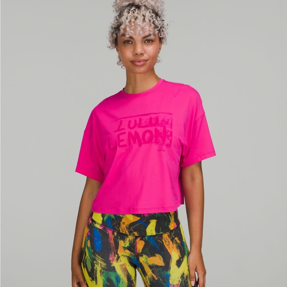 Lululemon Abrasion Resistant Train Tee ED Curtis